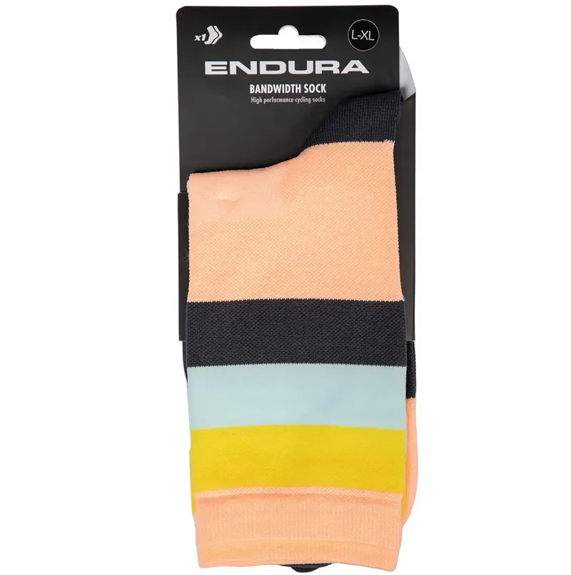 Endura Bandwidth Socks Neon Peach-5